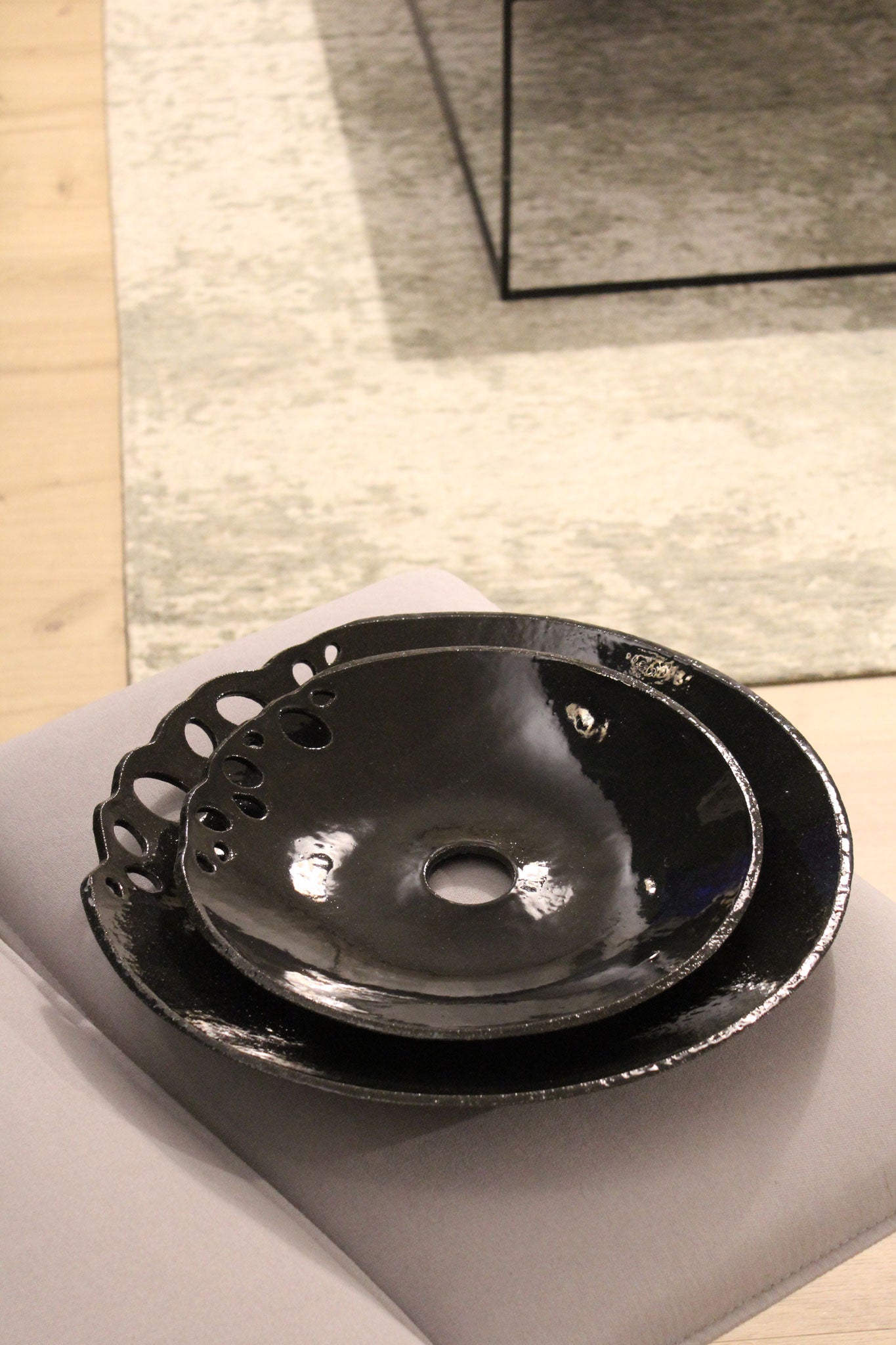Grande applique Éclosion (Grès)