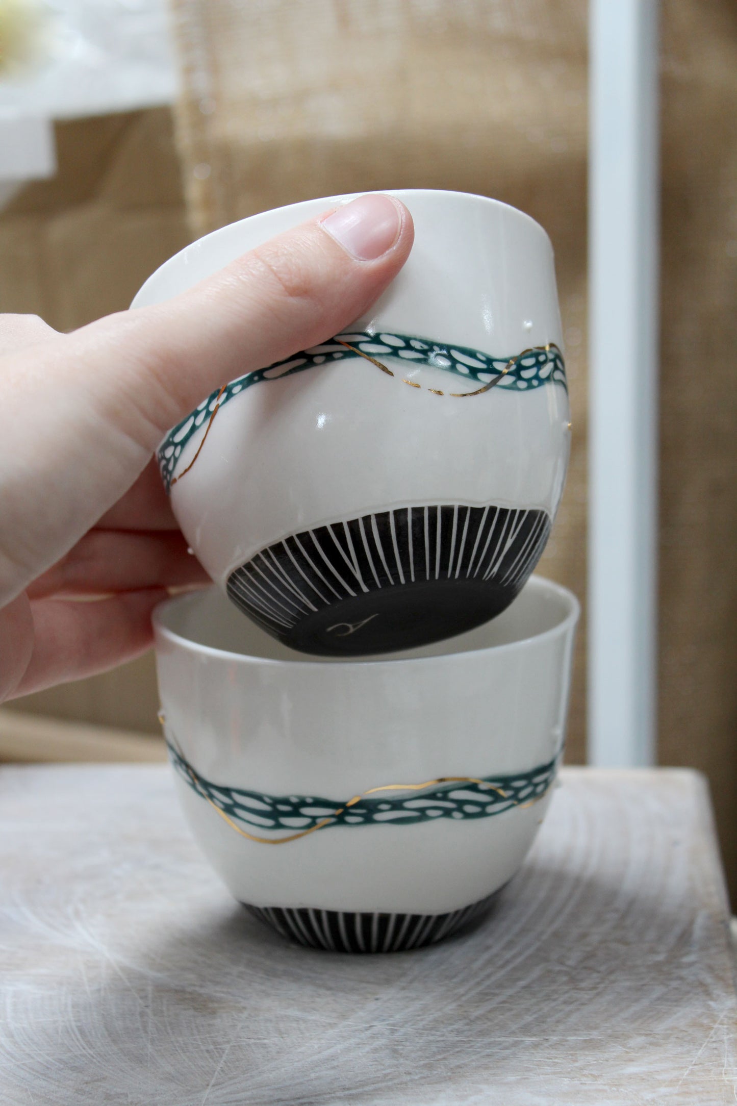 Tasse Cassiopée - Vert d'eau