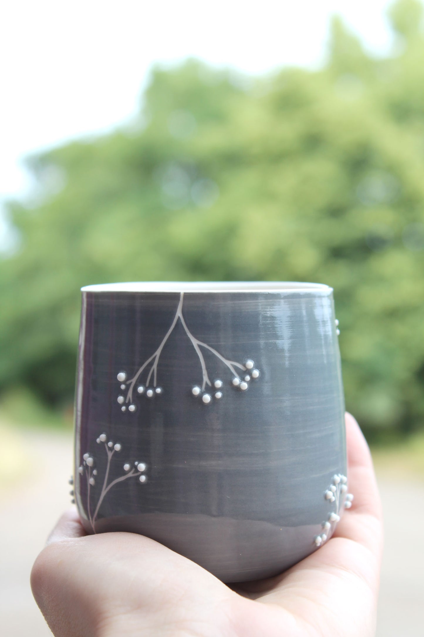 Tasse - Jardin de porcelaine - Gris