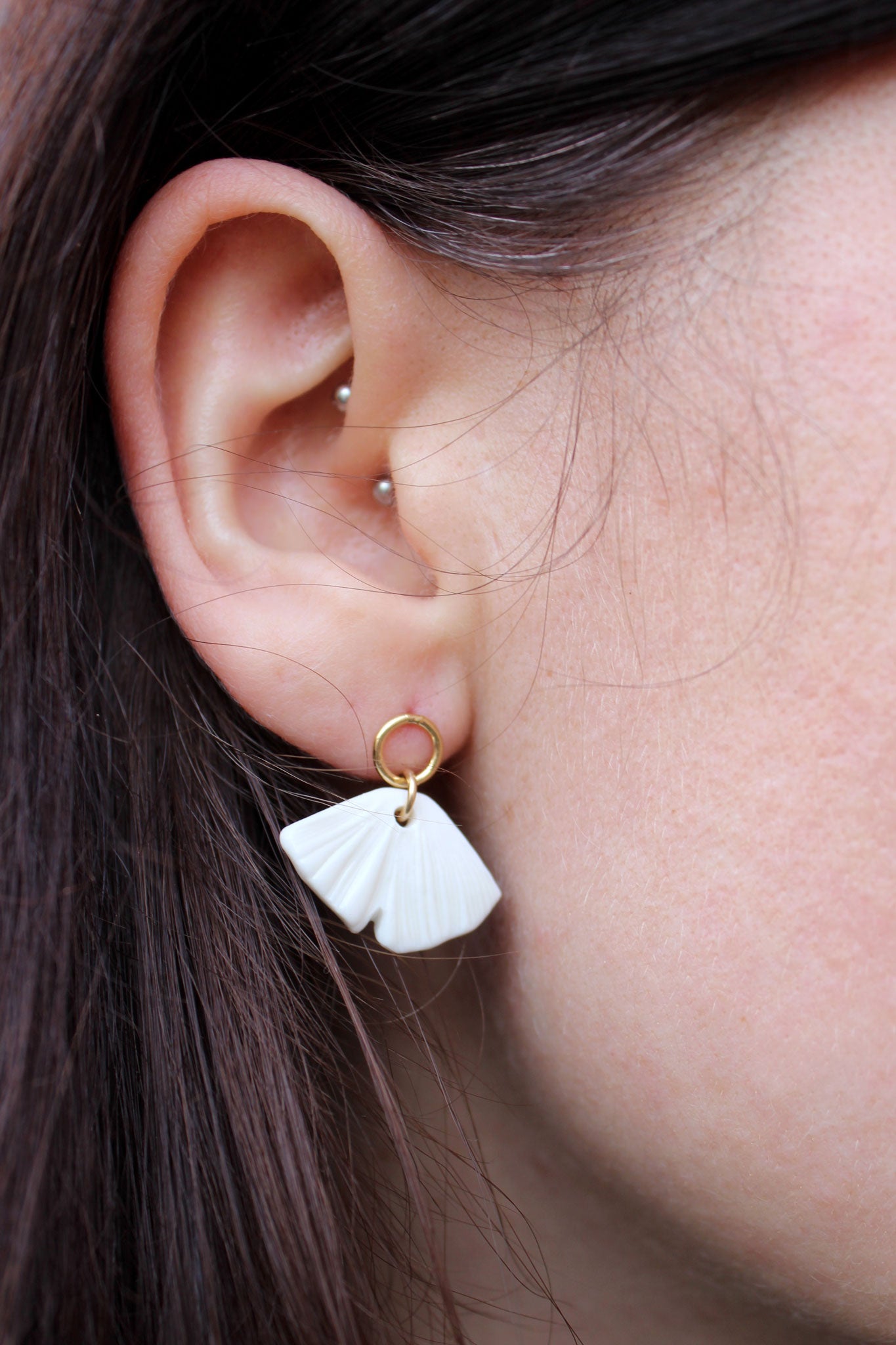 Boucles d'oreilles Ginkgo