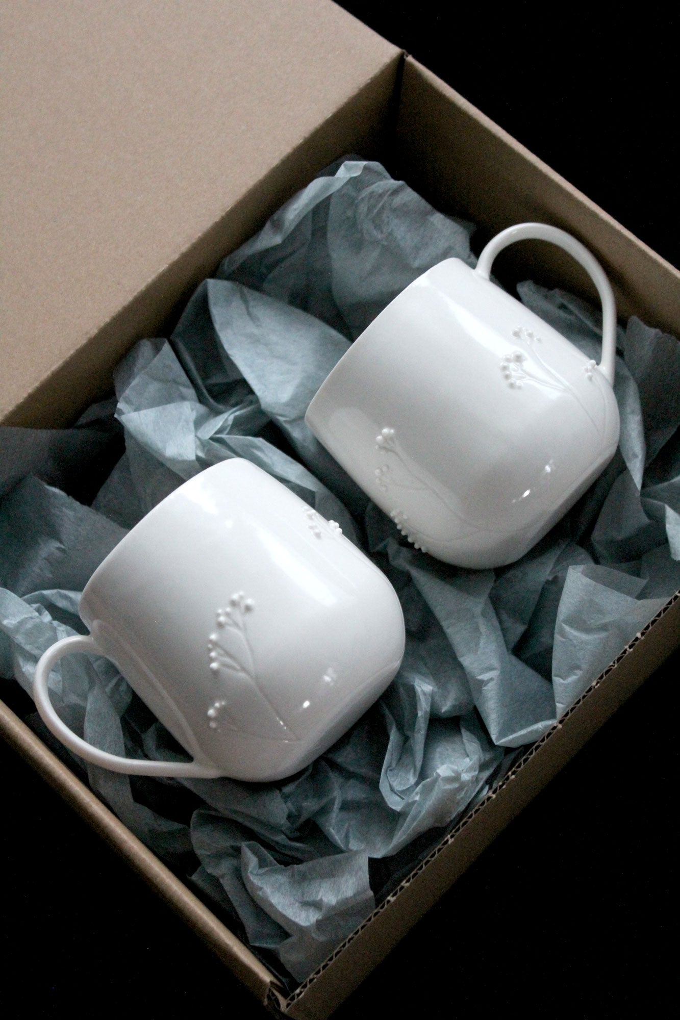 Coffret cadeau - Duo espresso - Jardin de porcelaine