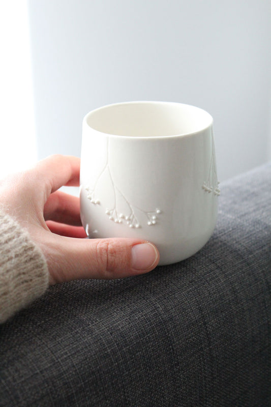 Tasse - Jardin de porcelaine - Blanc