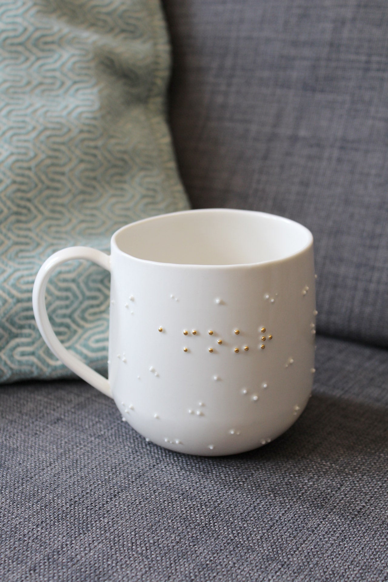 Tasse à thé Braille Amour - Anse