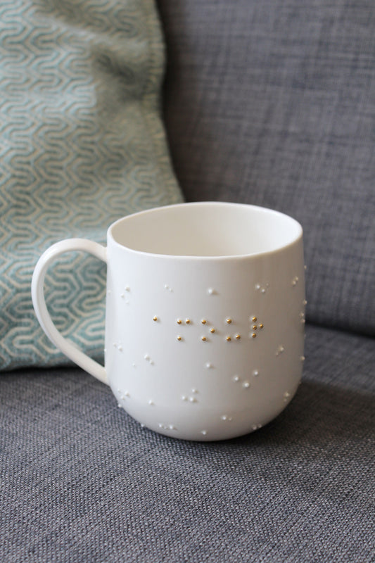 Tasse à thé Braille Amour - Anse