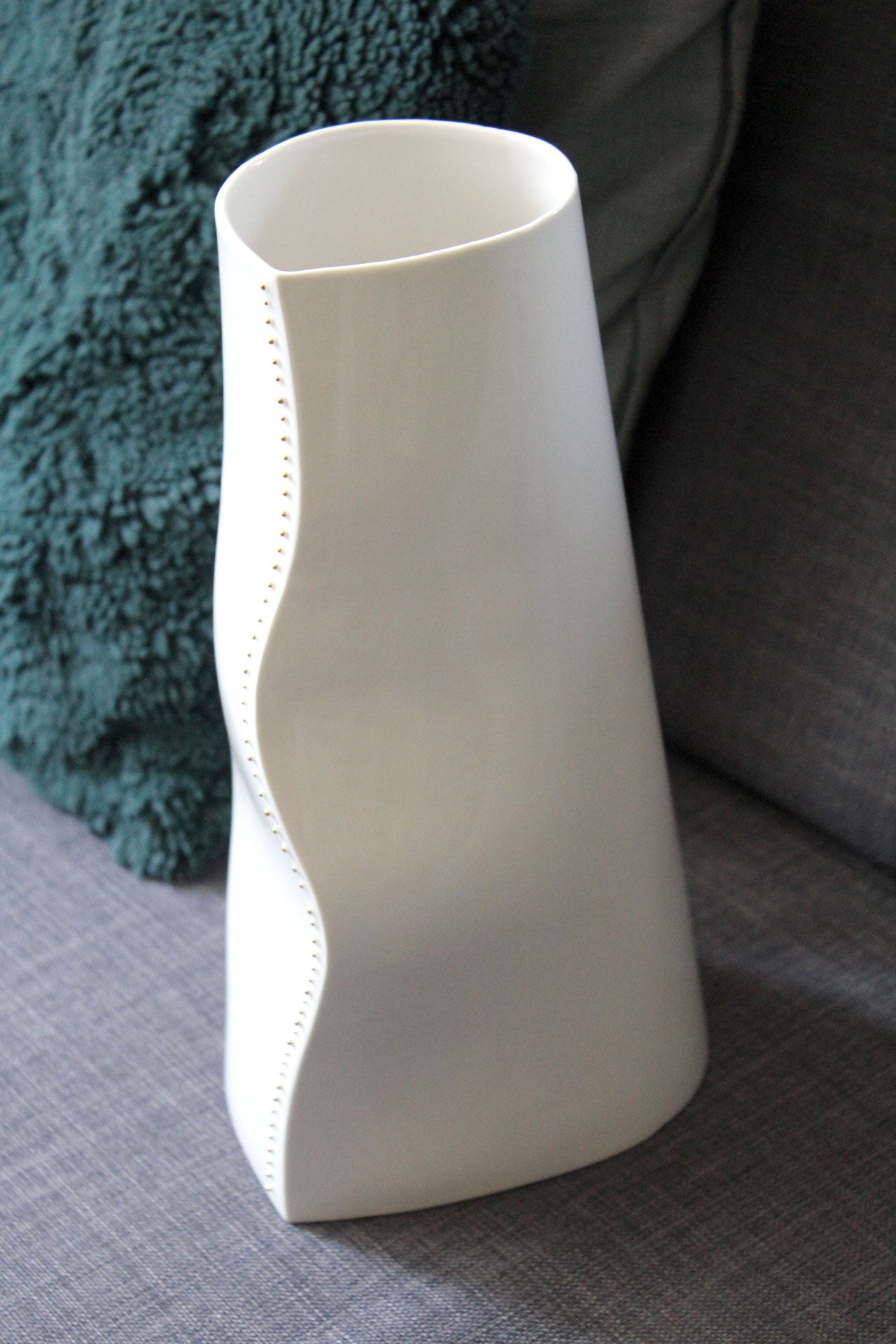 Grand Vase Cambre Perles