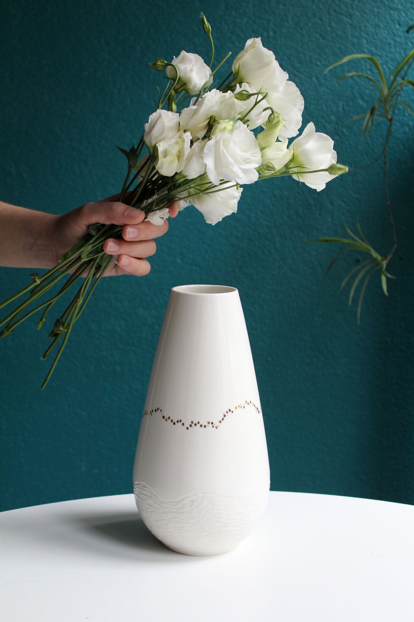 Vase Goutte - Blanc
