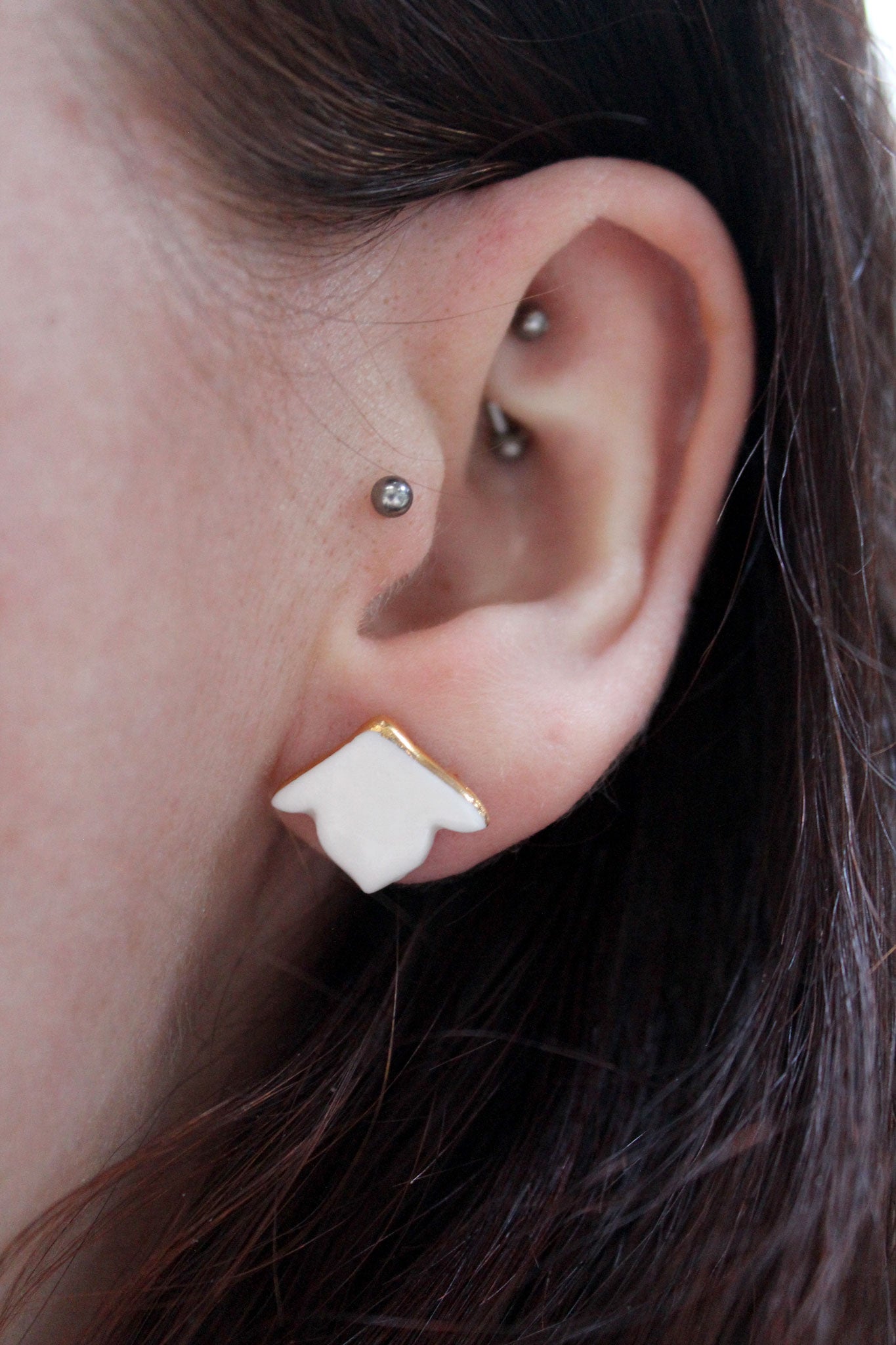 Puces d'oreilles Feuilles